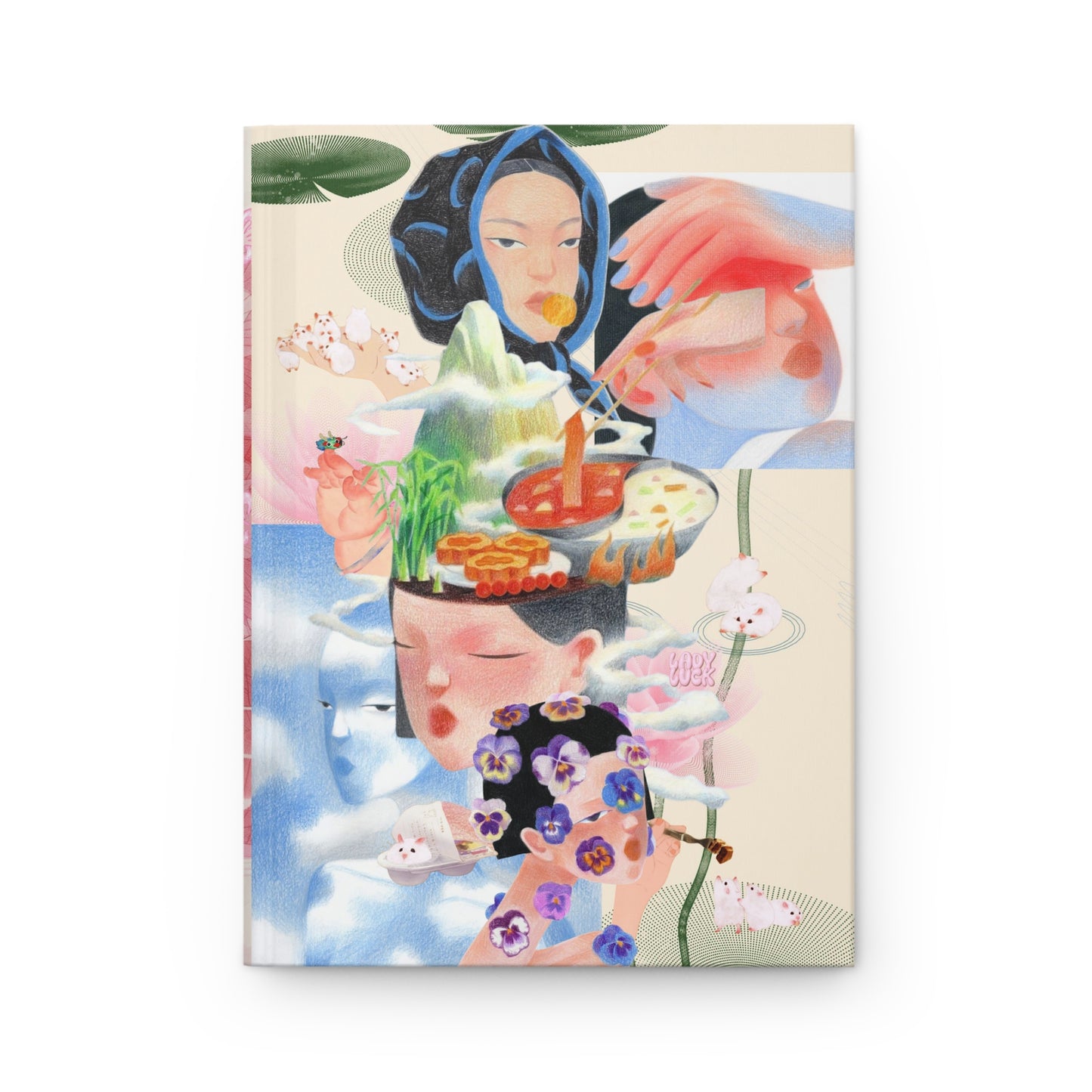 all my friends. hardcover journal