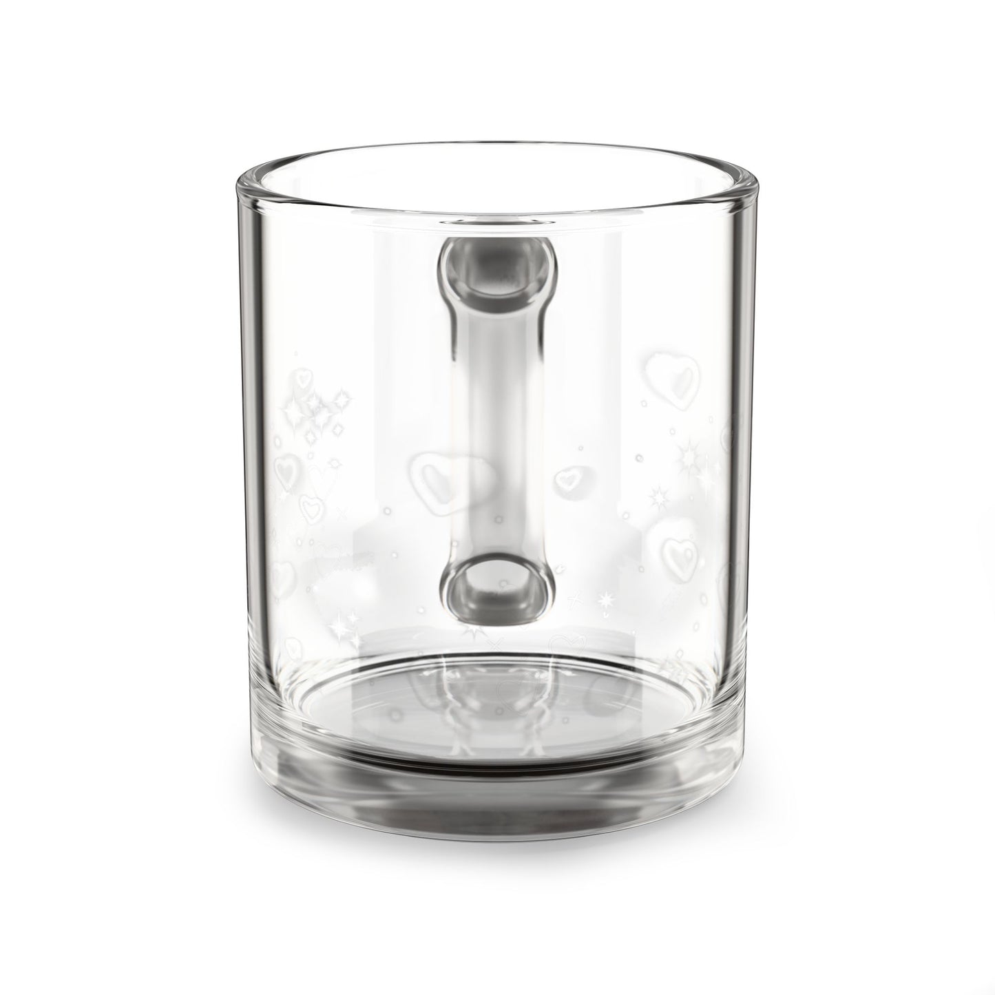 seeing stars. glass mug