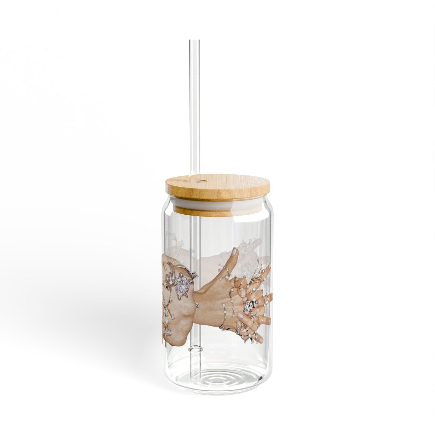 hands of dionysus. glass sippy
