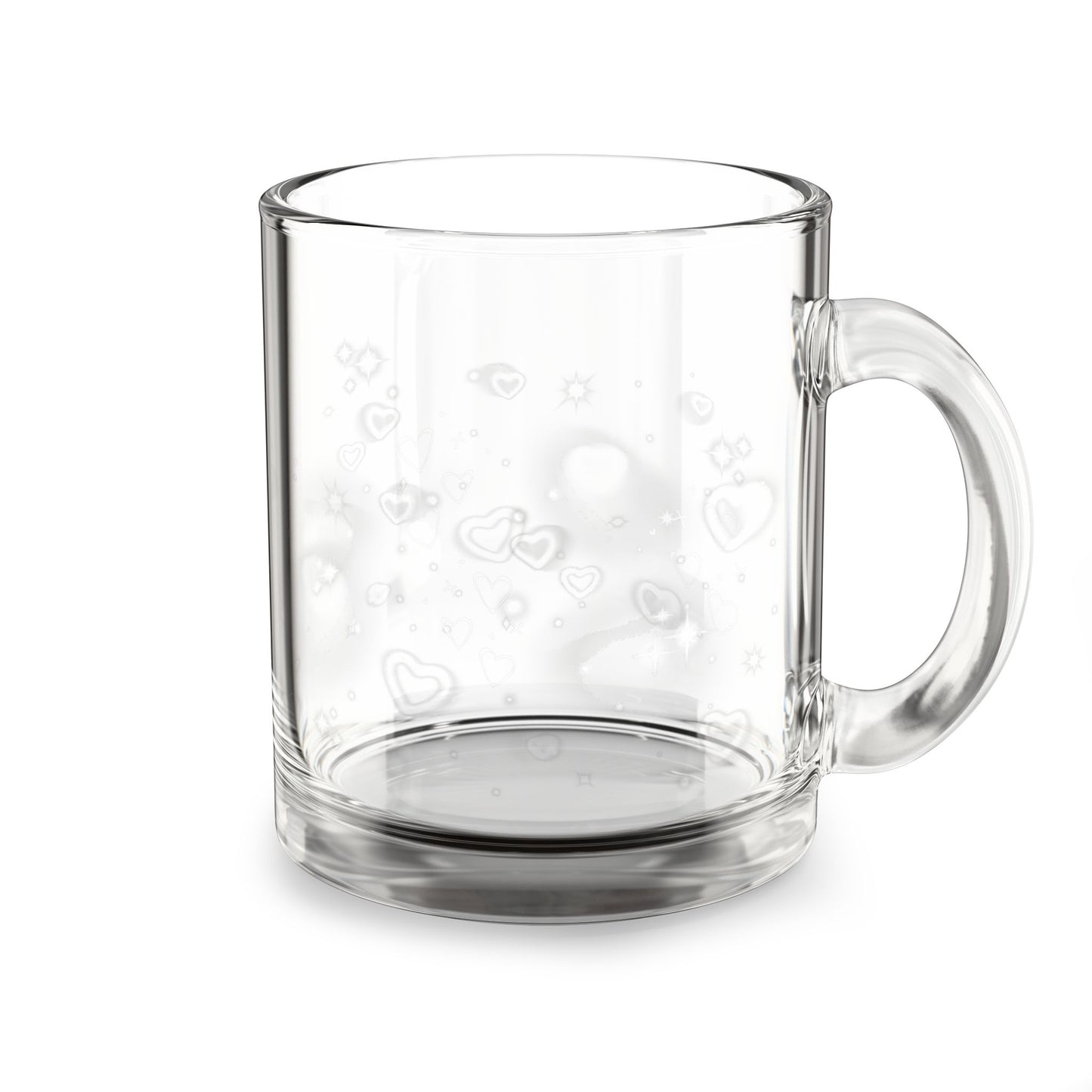 seeing stars. glass mug