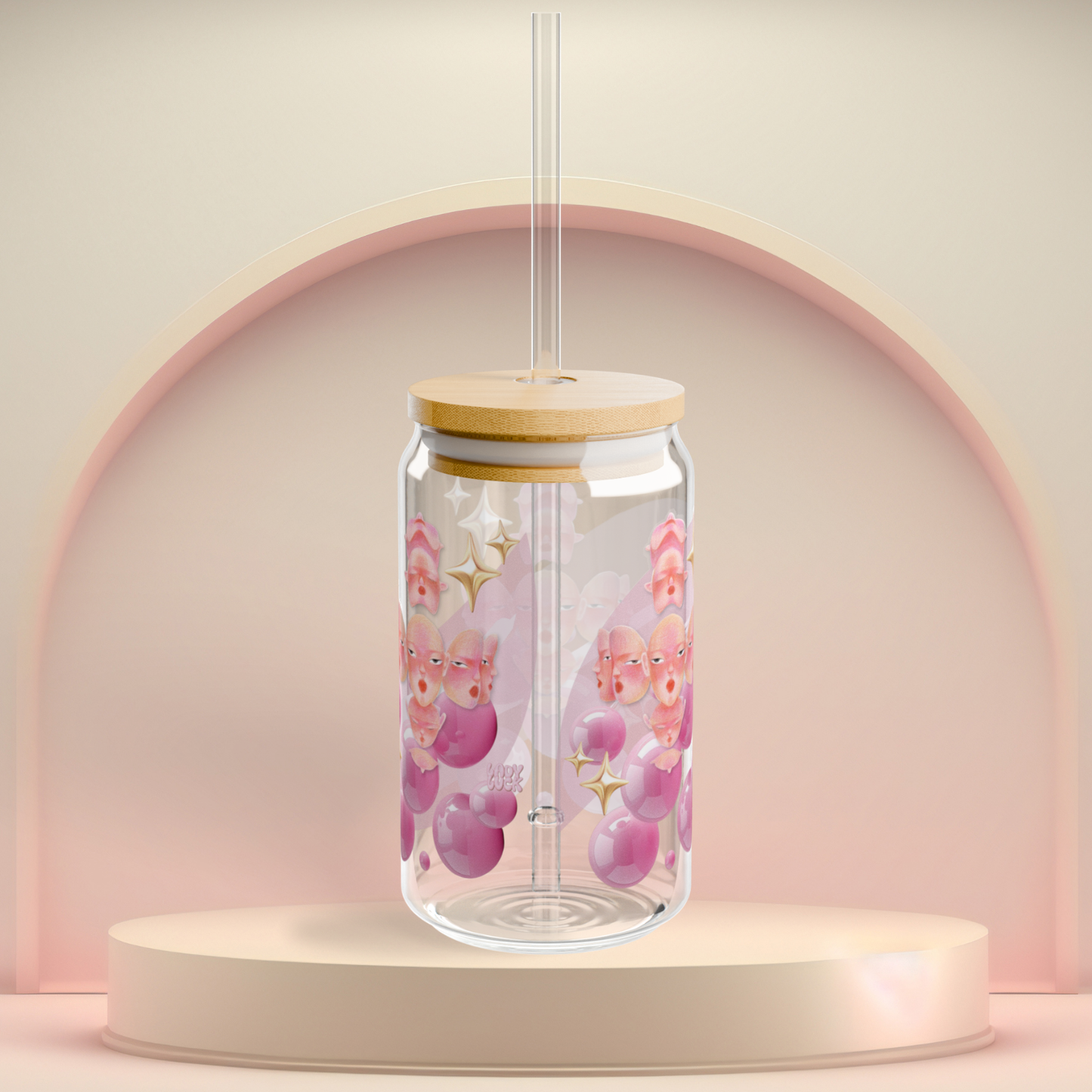 bubbly. glass sippy