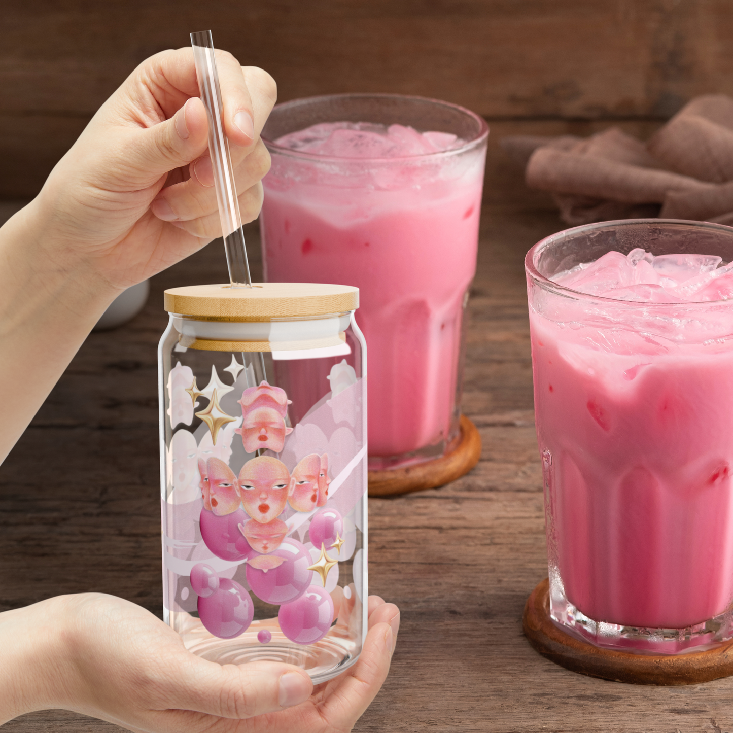 bubbly. glass sippy