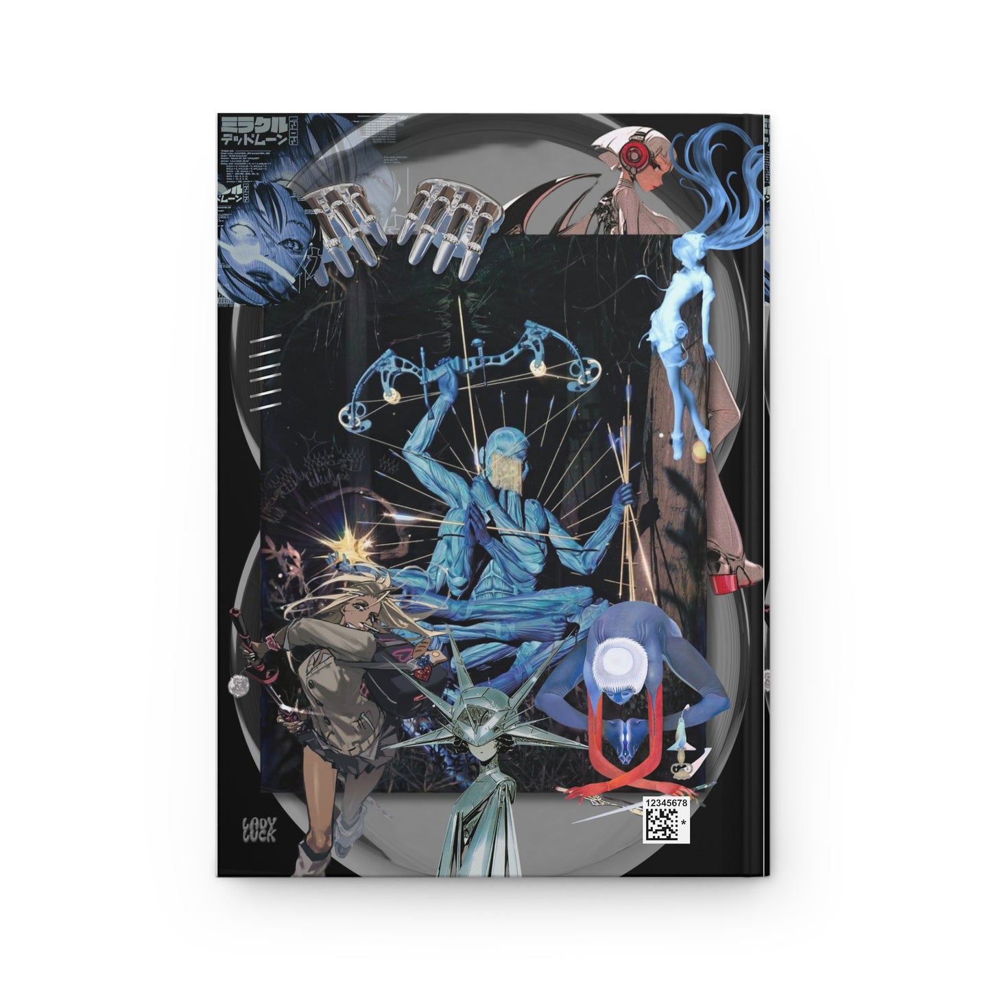 spaceboy. lined hardcover journal