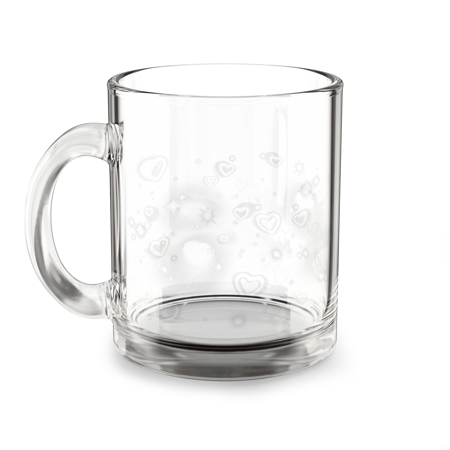 seeing stars. glass mug