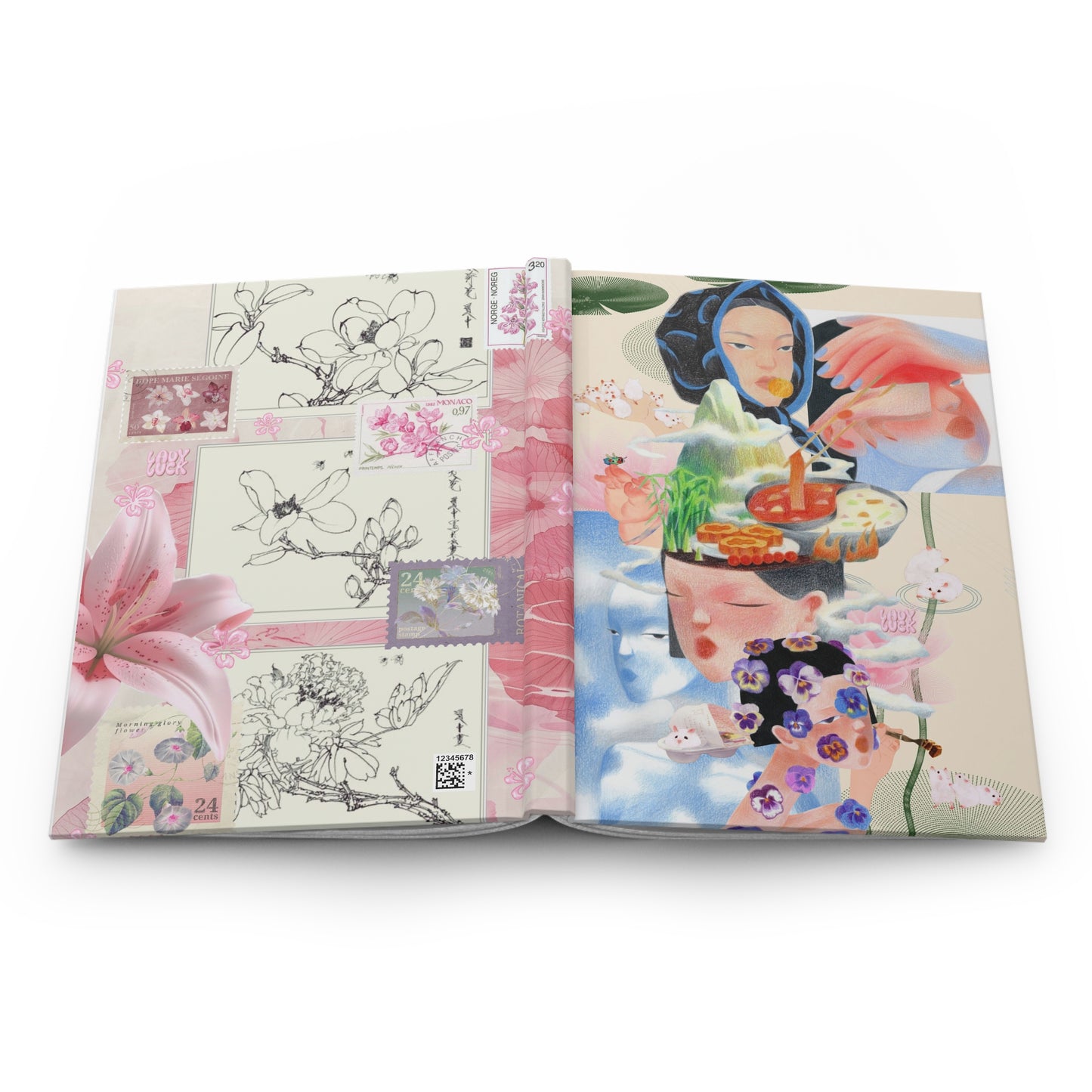 all my friends. hardcover journal