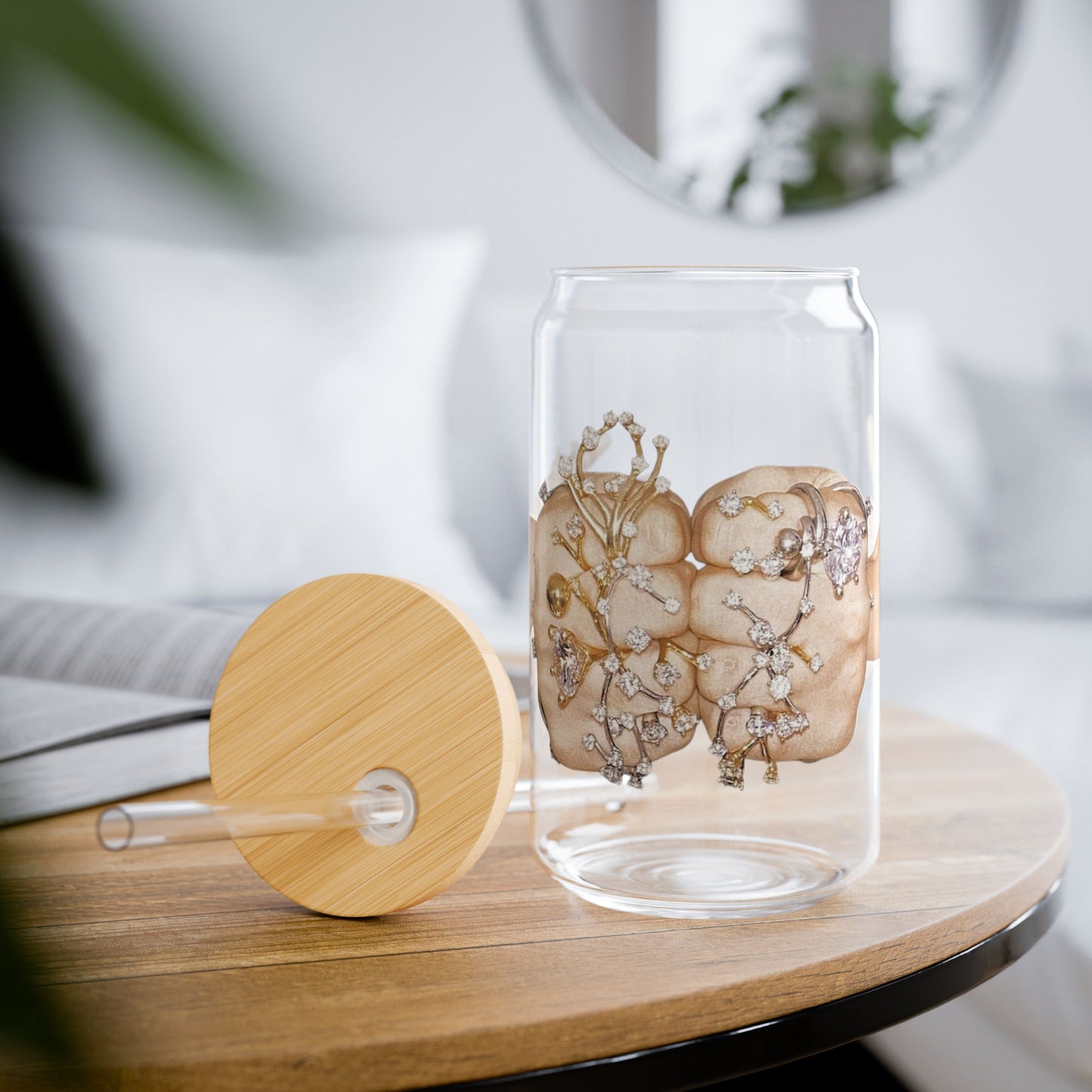 hands of dionysus. glass sippy
