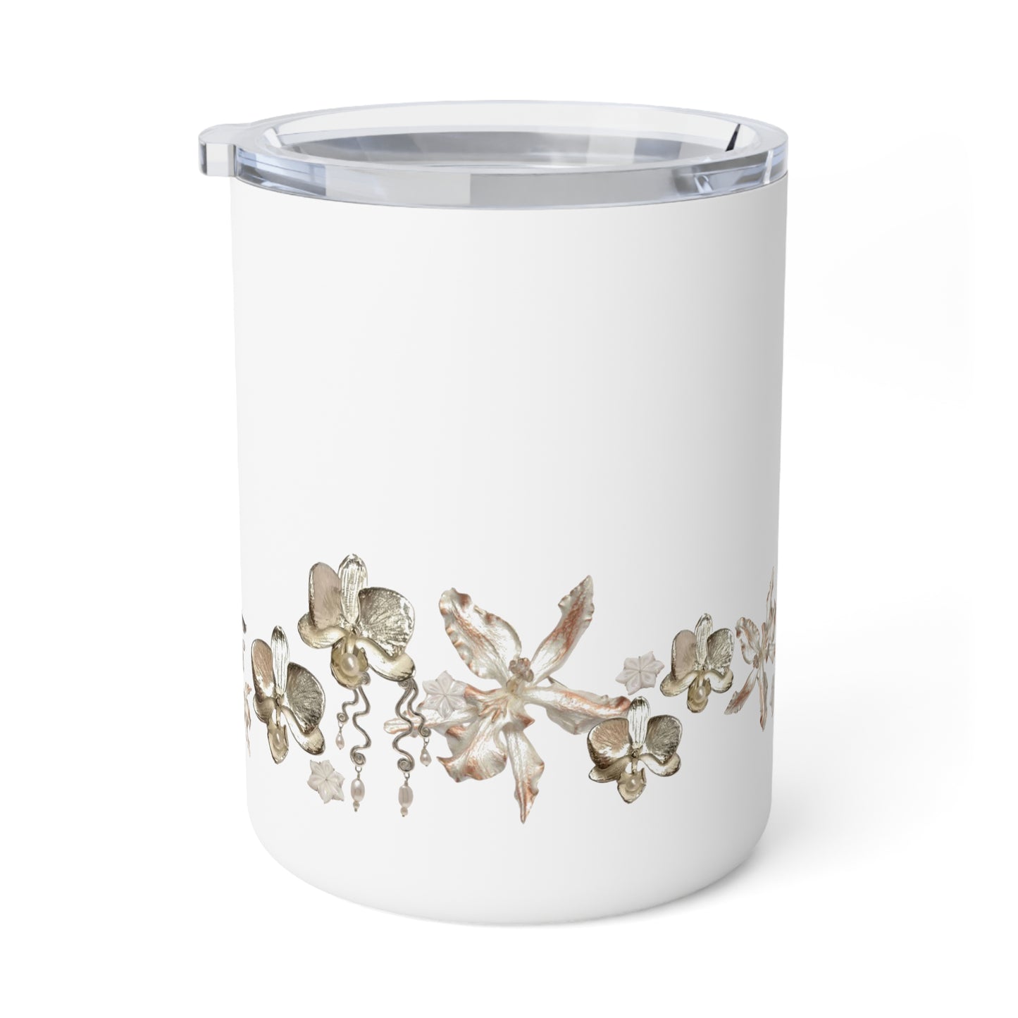 gold plated. insulated mug
