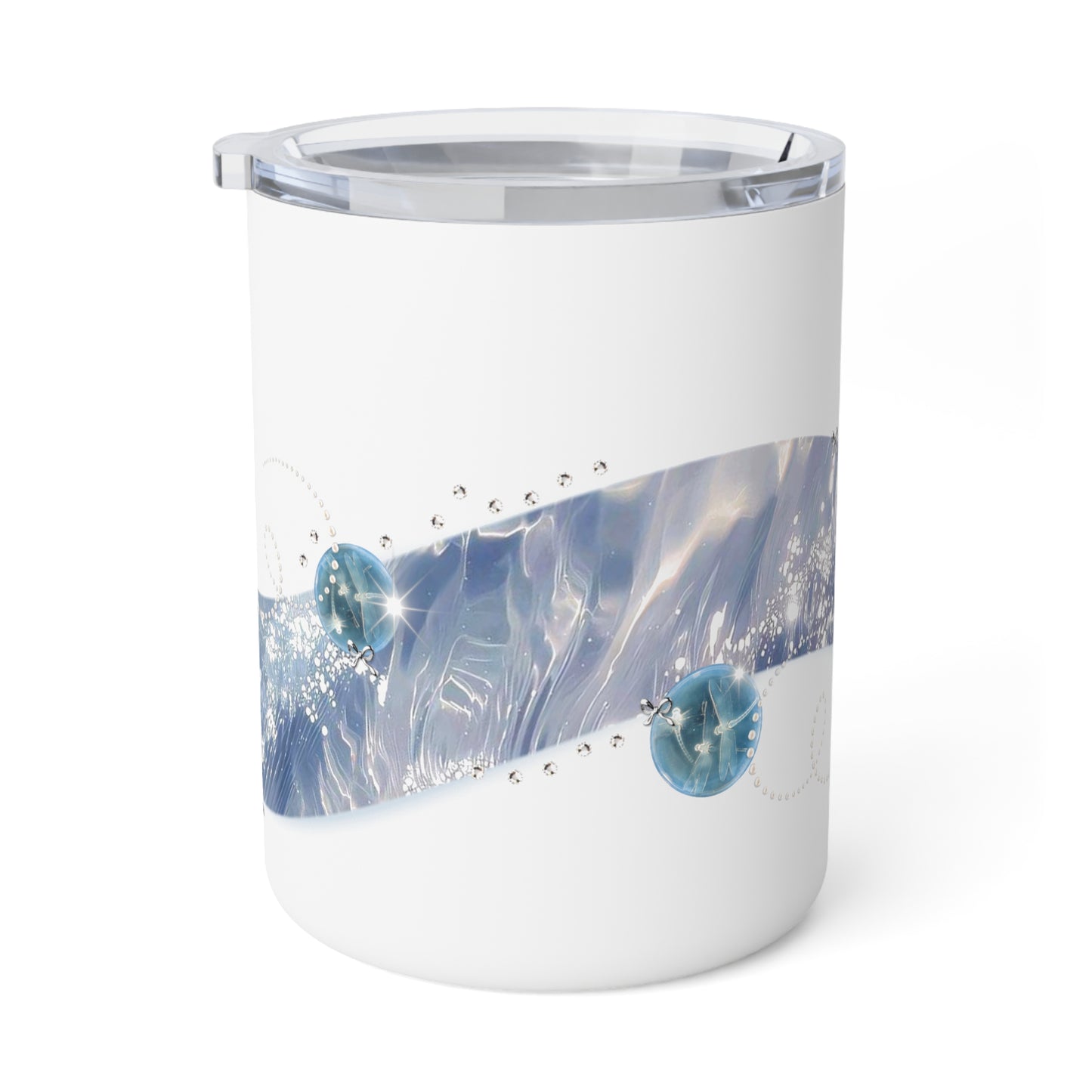 calming blue. insulated mug