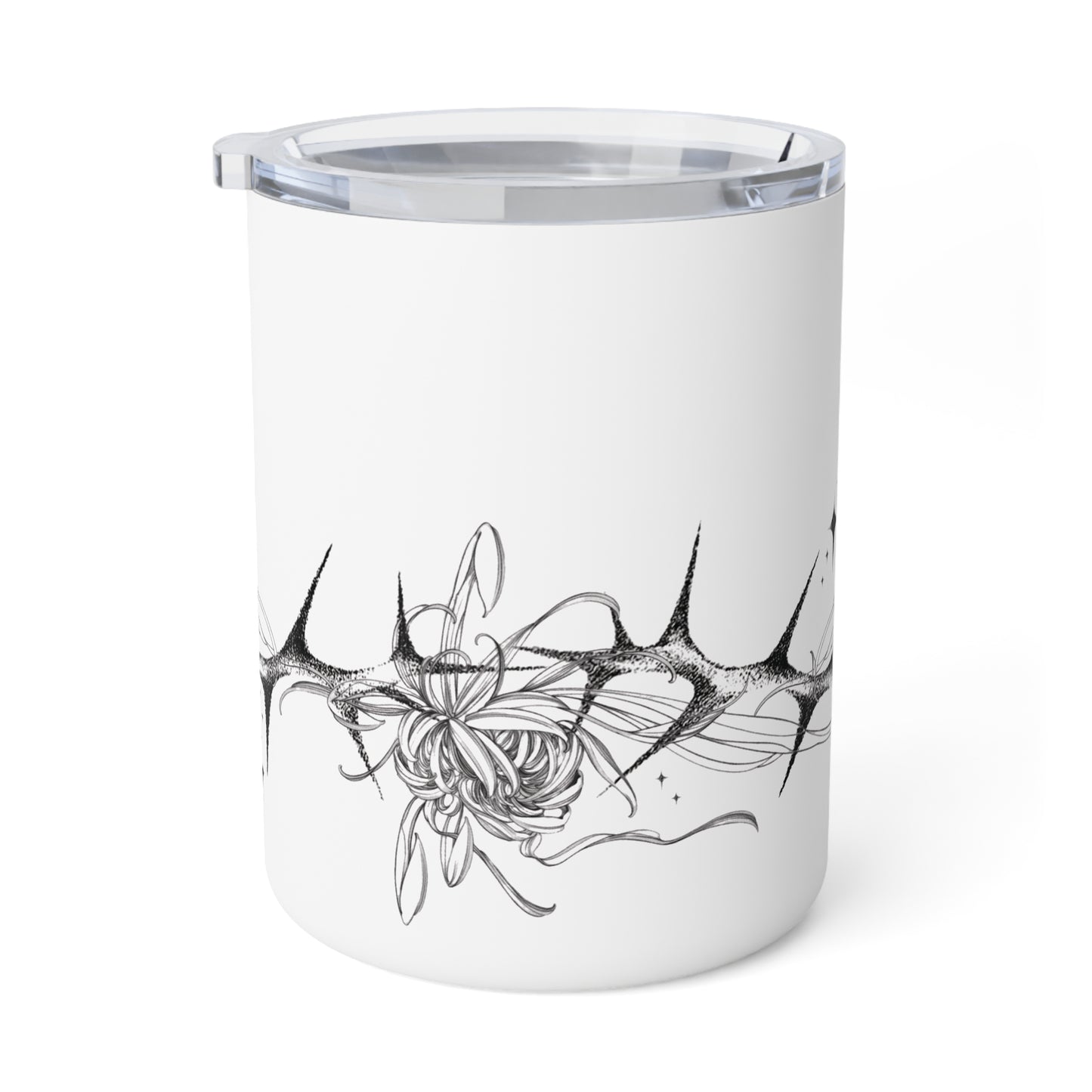 bitter coffee. insulated mug