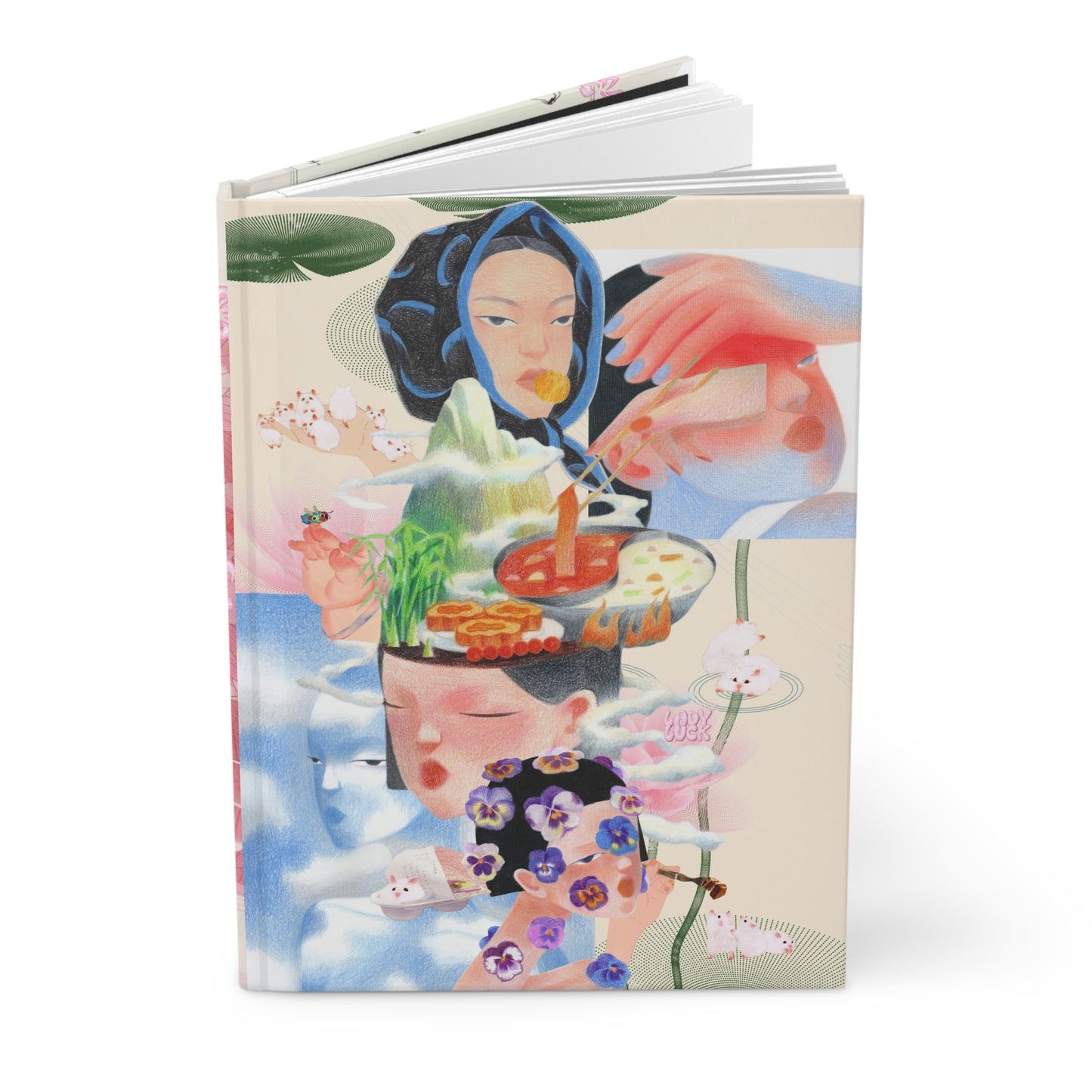 all my friends. hardcover journal