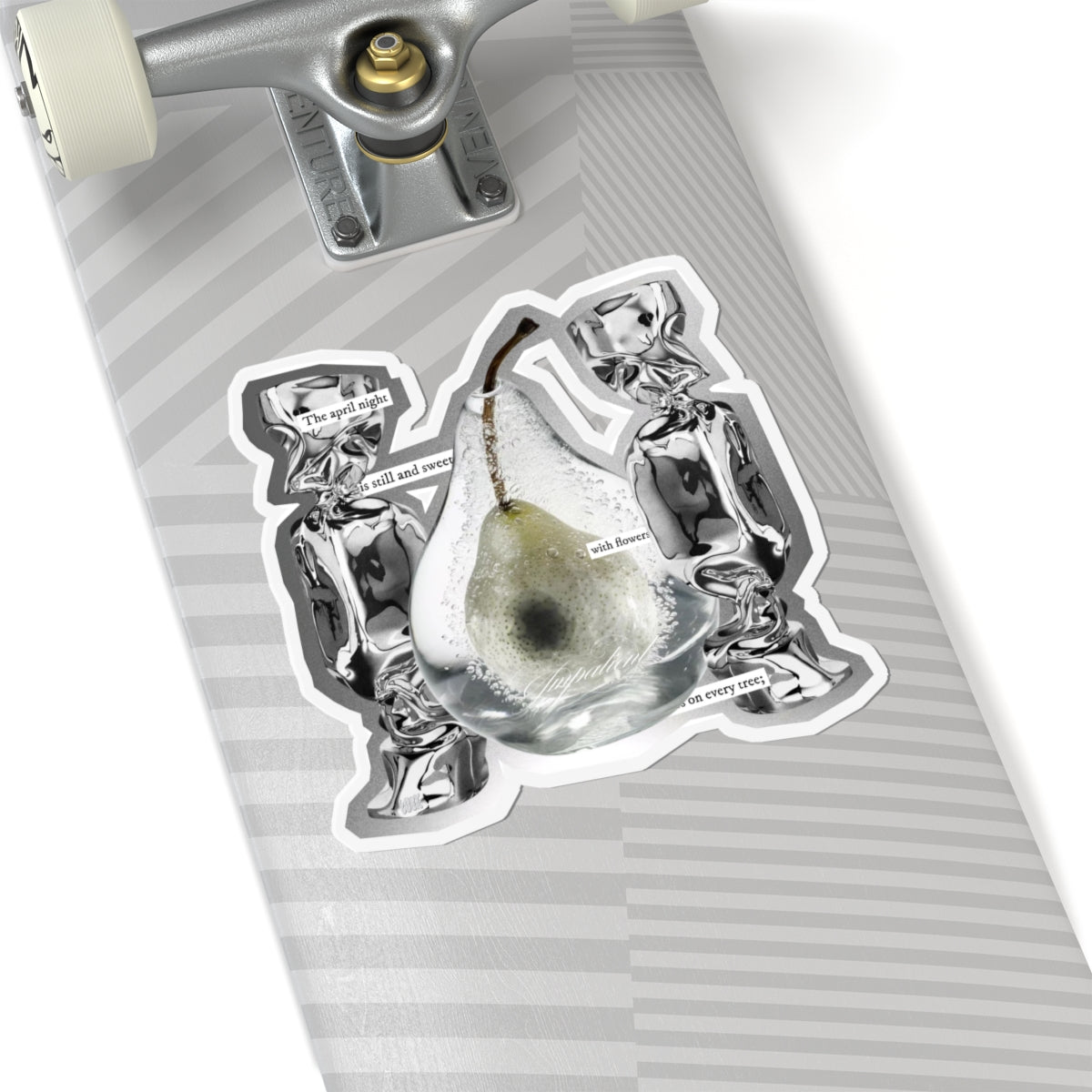 pear candy. individual sticker