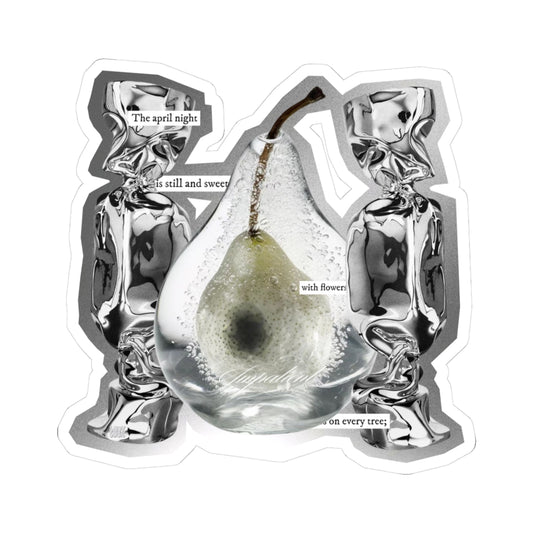 pear candy. individual sticker