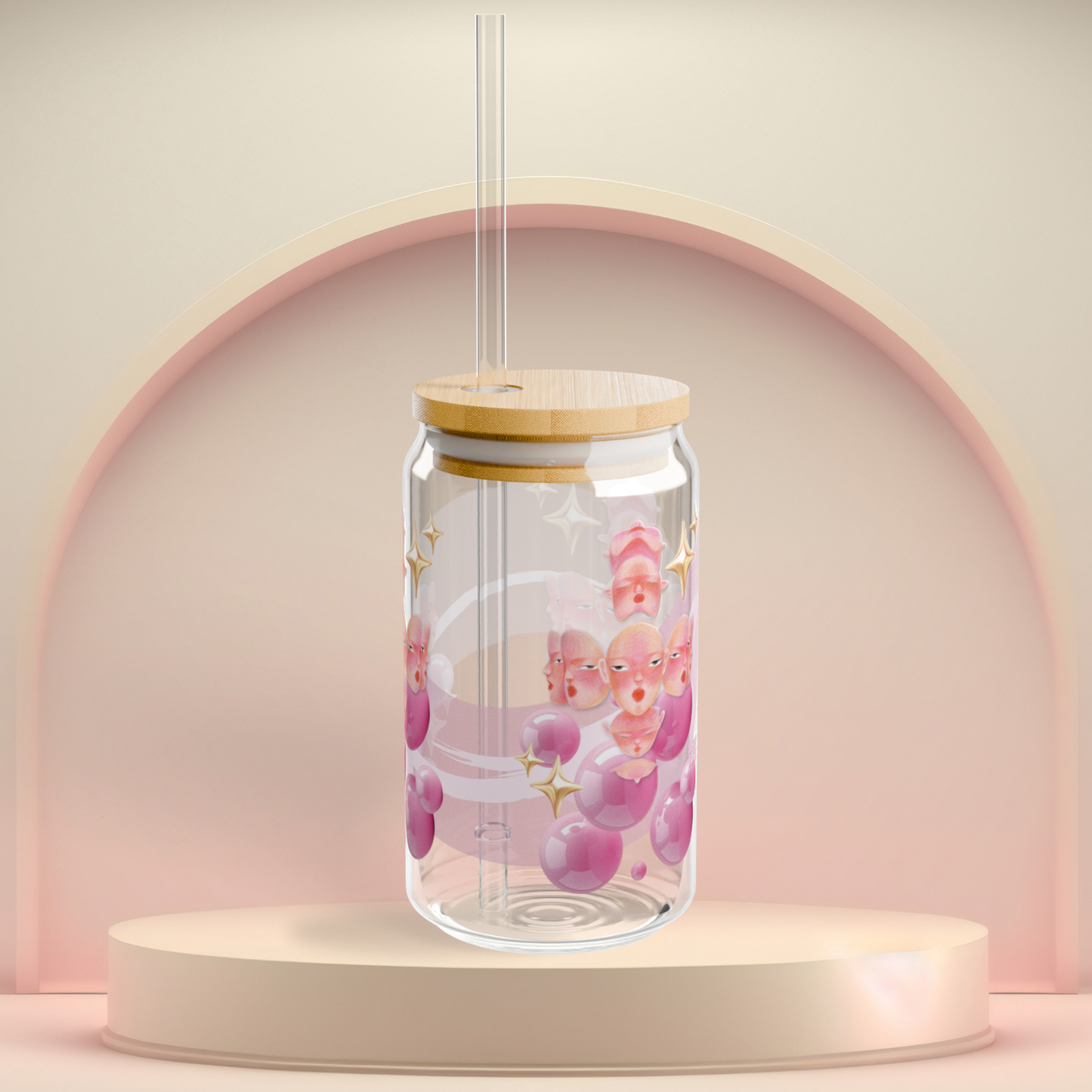 bubbly. glass sippy