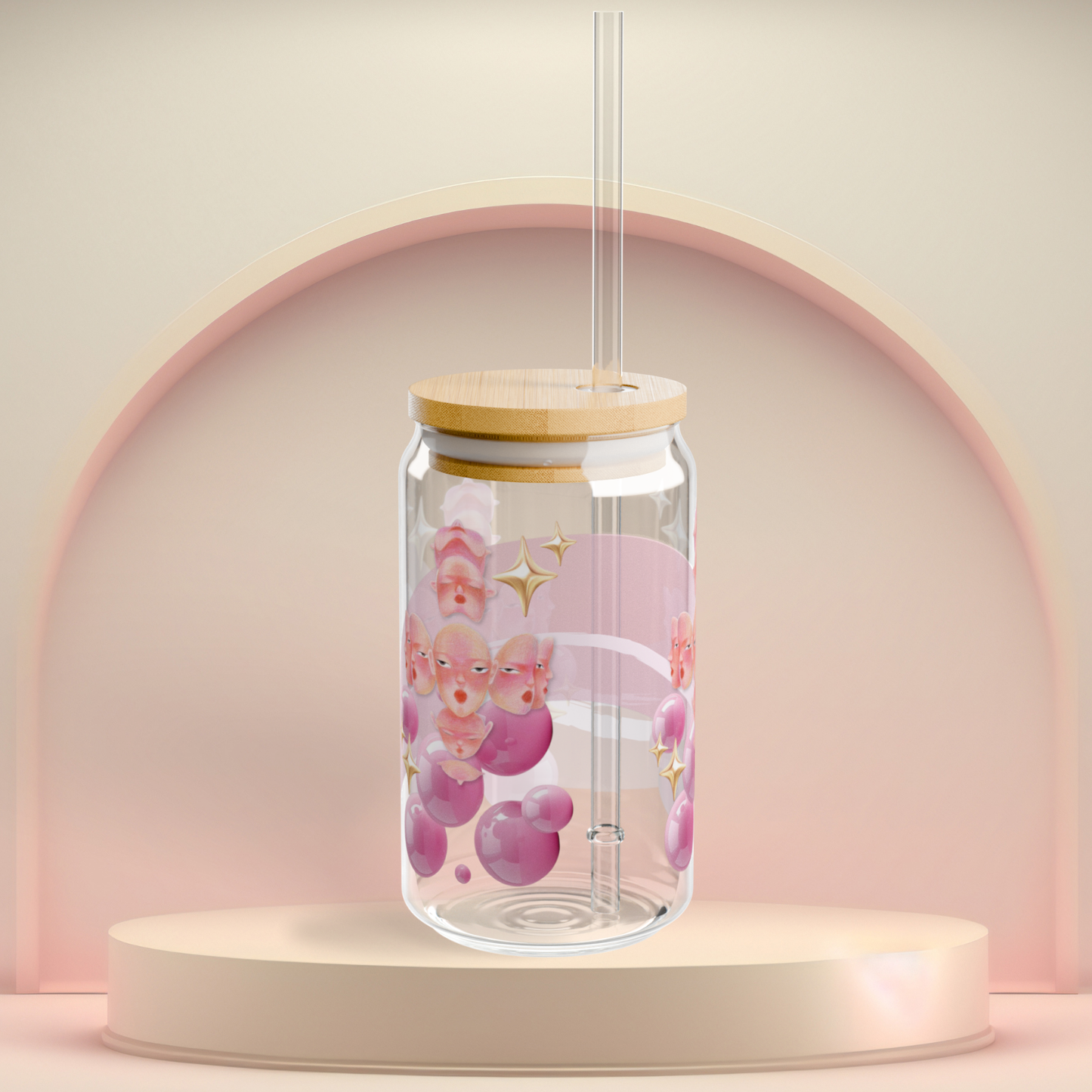 bubbly. glass sippy