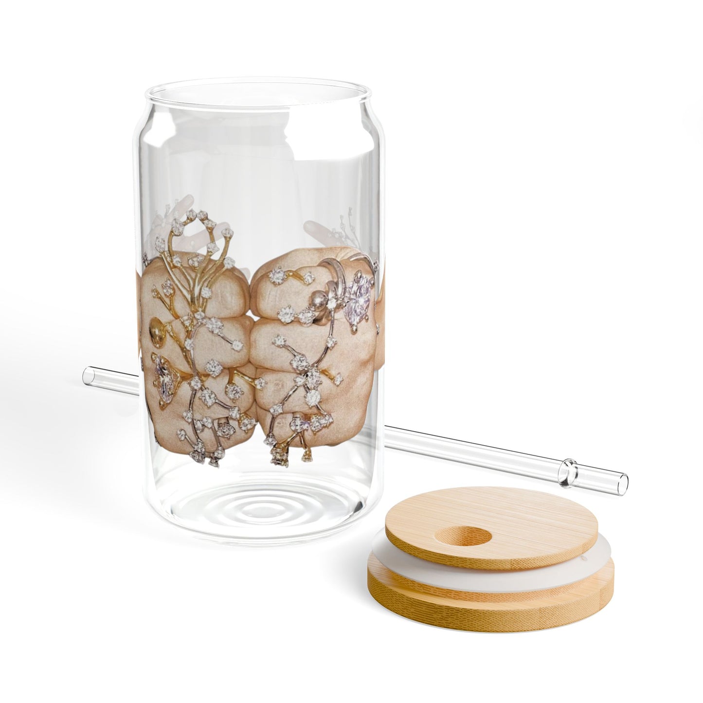 hands of dionysus. glass sippy