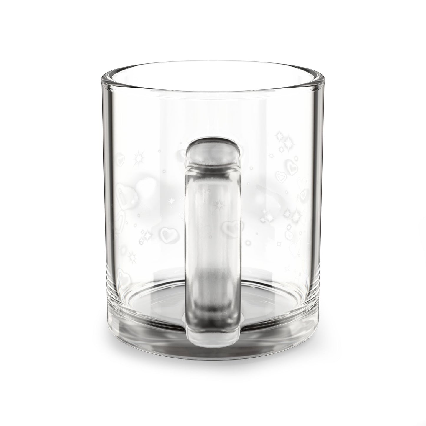 seeing stars. glass mug