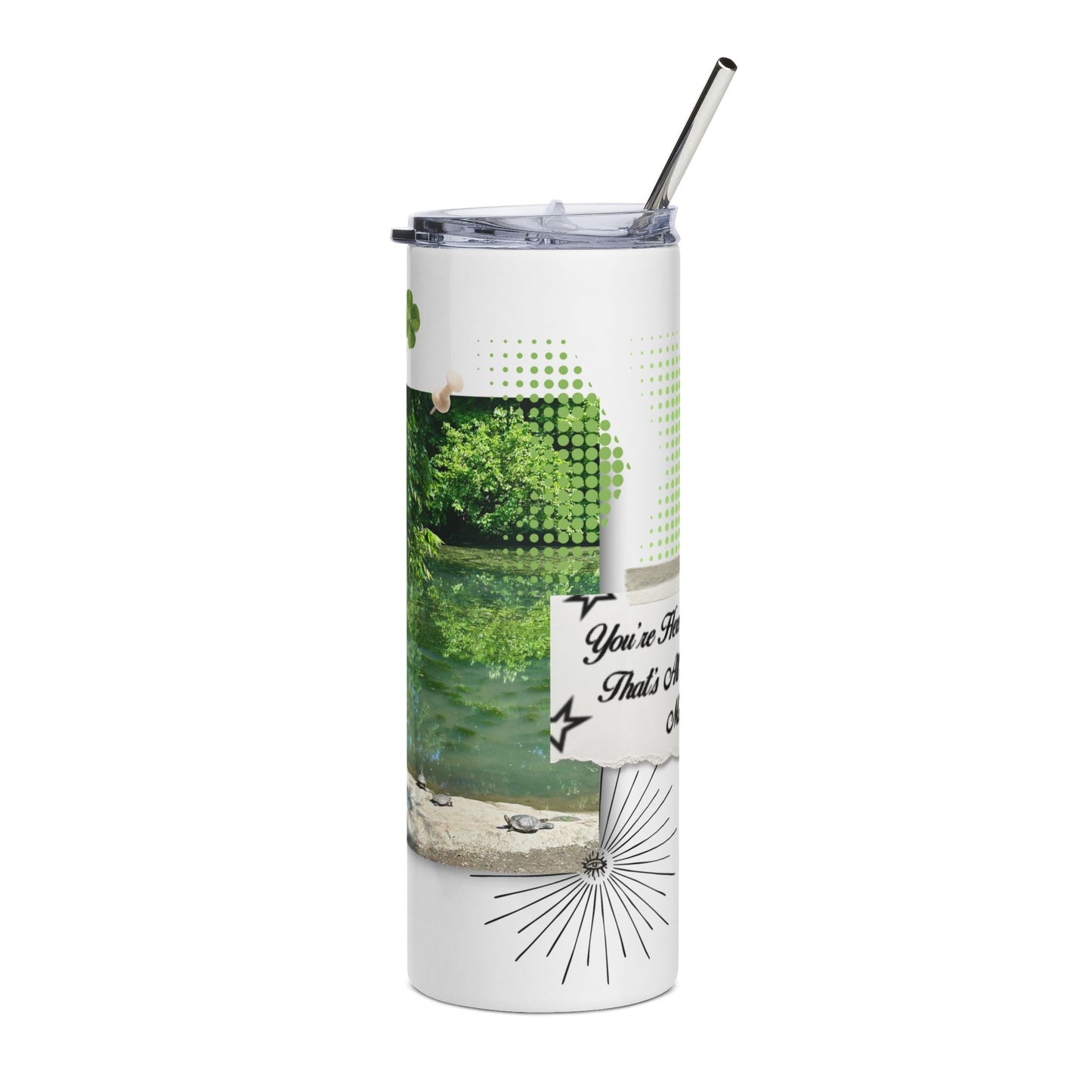 central park. stainless steel tumbler